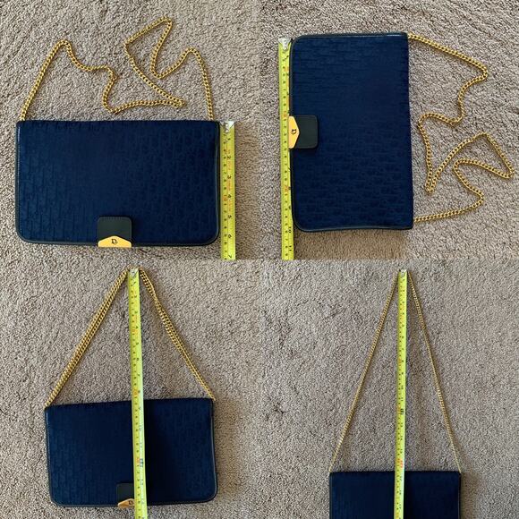 D1007 Christian Dior blue trotter 2 way bag - Picture 5 of 6